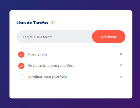 Projeto: To do List